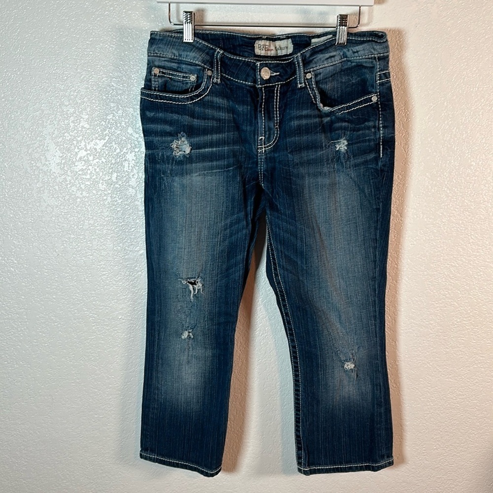 BKE Women's Ankle & Cropped Jeans - Dark Blue